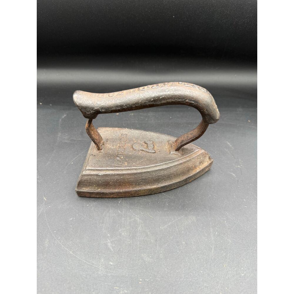 Antique ""Sad Iron"" #7 - Cast Iron Rustic Decor
